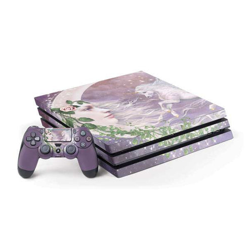 Moon Unicorn by Laurie Prindle PlayStation PS4 Skins